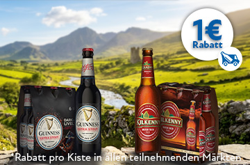 Guinness & Kilkenny Rabattaktion 1 Euro - KW 27 bis 29 in 2026